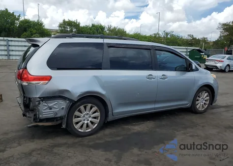 2012 Toyota Sienna Xle from USA, damaged, VIN 5TDDK3DC4CS038723